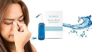 Glamza Nasal Wash 300ml - Irrigation and Hay Fever Tool