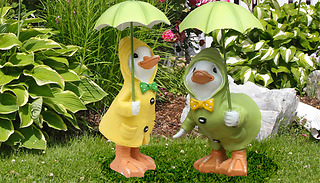 Rain Duck Garden Ornament - 2 Colours