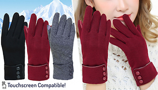 Touchscreen-Compatible Soft Winter Gloves - 5 Colours