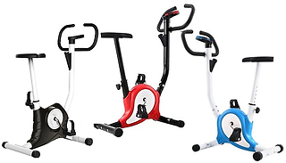 Indoor Exercise Bike With LCD Display - 3 Colours