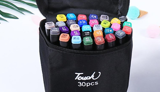 Set of 30 Dual Tip Acrylic Art Markers