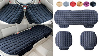 Set of 3 Car Seat Cushions - 6 Colours