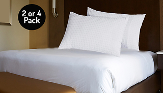 Embossed Bounce-Back Hotel Pillows