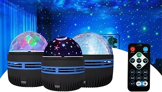 Projection Bedside Sky Pattern Lamp with Optional Remote - 3 Designs