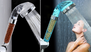 Anion Water Saving Bathroom Shower Head - 2 Colours