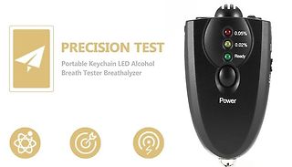 Portable Breathalyser with LED Indicator