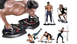 Multi-Functional Push Up Board with Optional Gym Workout Equipment