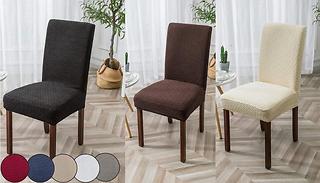Waterproof Fabric Chair Covers - 8 Colours, 1, 2 or 4-Pack