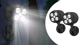 360° Outdoor Motion Sensor Lights - 2 Pack