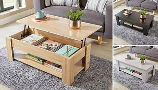 Orlando Lift Up Coffee Table - 3 Colours