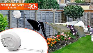 12m Retractable Garden Clothesline