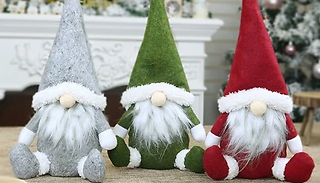 Santa Gnome Christmas Decorations - 3 Colours
