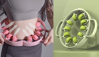10 Wheel Ring Body Massager - Pink or Green