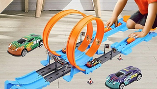 18 or 40-Piece Catapult Rail Car Toy Set - 2 Designs