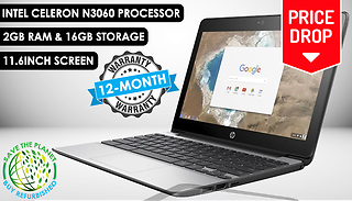HP 11 G5 Chromebook 11.6-inch Intel Celeron 2GB RAM 16GB Storage