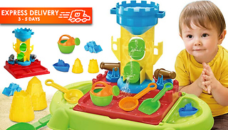 3-in-1 Sand and Water Outdoor Play Table Set