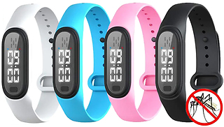 Ultrasonic Mosquito Repellent Bracelet Watch - 4 Colours