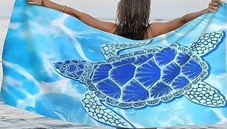 Microfibre Sea Turtle Beach Towels - 6 Designs