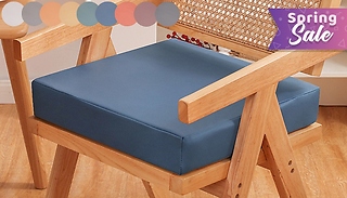 Water-Resistant Outdoor Chair Cushion - 3 Sizes & 9 Colours