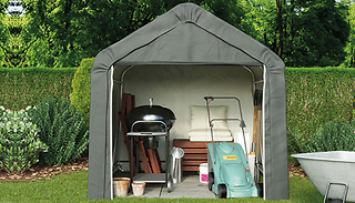 Heavy Duty PE Cover Grey Shed - 4 Sizes