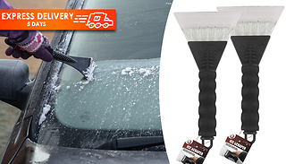 2-Pack of Dina Car Windscreen Ice Scrapers