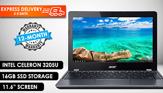 Acer Chromebook C740 11.6-Inch Intel Celeron 16GB SSD 4GB RAM