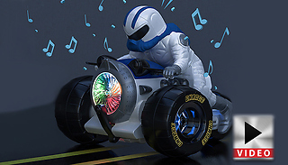 360º Rotating Stunt Motorbike Robot Toy