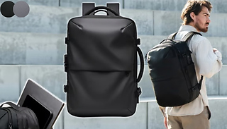 Lightweight Expandable Cabin Backpack with USB Port - 2 Colours