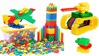 100, 200 or 300-Piece Building Blocks