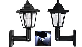 2 in 1 Solar Power LED Stake Wall Light - 2 Colours & 1 or 2