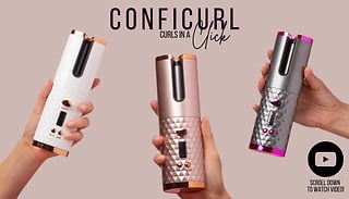 Conficurl Wireless Auto-rotating Hair Curler