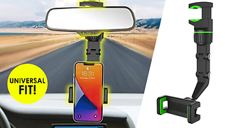 Car Rear-View Mirror Phone Holder - 2 Colours