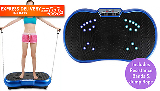 Vibrating Workout Plate with Bluetooth Speaker