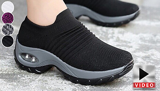 Breathable Air-Cushion Trainers - 4 Colours & 4 Sizes