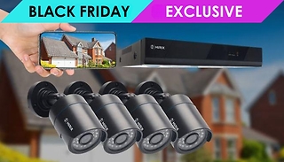 High Definition CCTV Home Security Kit With 500GB Memory