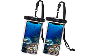 2 Pack Universal Waterproof Phone Holder Pouch