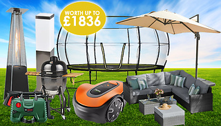 Get Your Garden Ready Mystery Deal - Rattan, Trampoline, Lawnmower & M ...