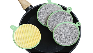 Double-Sided Dish Washing Sponge - 1, 3 or 6-Pack!