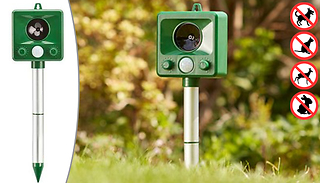 1 or 2 Pest XT Ultrasonic Battery Powered Animal Repellers
