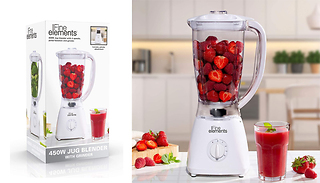 Fine Elements Blender with Coffee Grinder Attachment