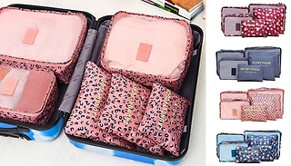 6-Piece Suitcase Organiser Set - 4 Colours