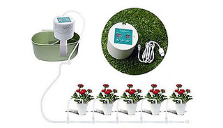 Automatic Drip Irrigation Timer - Waters Up to 10 Plants!