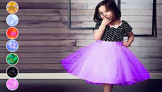 Kids' LED Tutu Skirt - 8 Colours