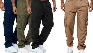 Men's Cargo Trousers - 4 Colours, 5 Sizes 