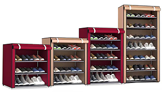 4 to 8-Tier Anti-Dust Shoe Storage Cabinet - 2 Colours