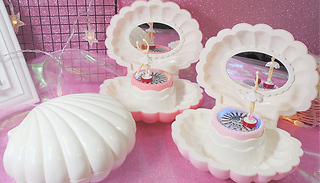 Twirling Dance Shell Music Box Light Ballerina Girl - 3 Colours