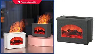 Simulated Fireplace USB Humidifier - 2 Colours
