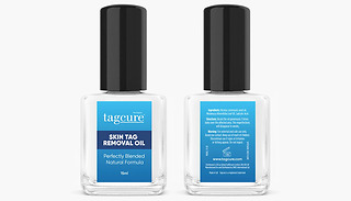 Tagcure Skin Tag Removal Oil 15ml - 1 or 2-Pack