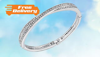 Swarovski Elements Double Crystal Row Bracelet