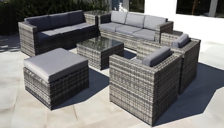 Rattan 7-Piece Outdoor Patio Furniture Set